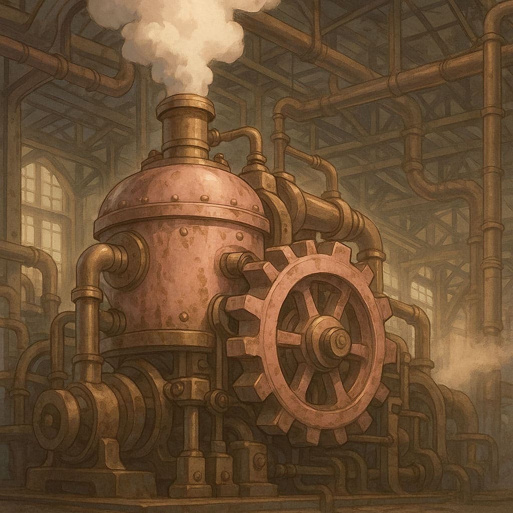 Pink Mechanics - Steampunk machinery and gears